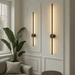 Linear Wall Light Fixture – Minimalist LED Iron & Acrylic Sconce for Dining Room, Bar & Living Room - Monsta Online