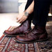 Ravenna Luxe Leather Lace - Up Boots – Vintage Style & All - Day Comfort - Monsta Online