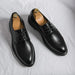 Noel Leather Dress Shoes – Men's Classic Lace - Up Genuine Leather Dress Shoes - Monsta Online