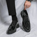 Noel Leather Dress Shoes – Men's Classic Lace - Up Genuine Leather Dress Shoes - Monsta Online