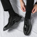 Noel Leather Dress Shoes – Men's Classic Lace - Up Genuine Leather Dress Shoes - Monsta Online