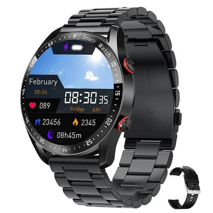 Non - Invasive Glucose Smartwatch – Blood Sugar Monitor Watch with NFC & Bluetooth Calling - Monsta Online