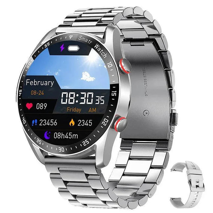 Non - Invasive Glucose Smartwatch – Blood Sugar Monitor Watch with NFC & Bluetooth Calling - Monsta Online