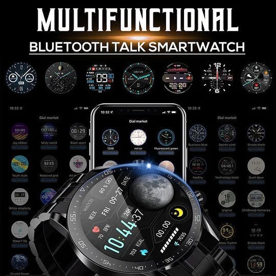 Non - Invasive Glucose Smartwatch – Blood Sugar Monitor Watch with NFC & Bluetooth Calling - Monsta Online