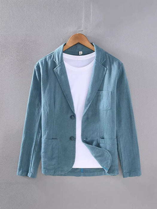 Men's Linen Blazer – Lightweight Unstructured Summer Jacket - Monsta Online