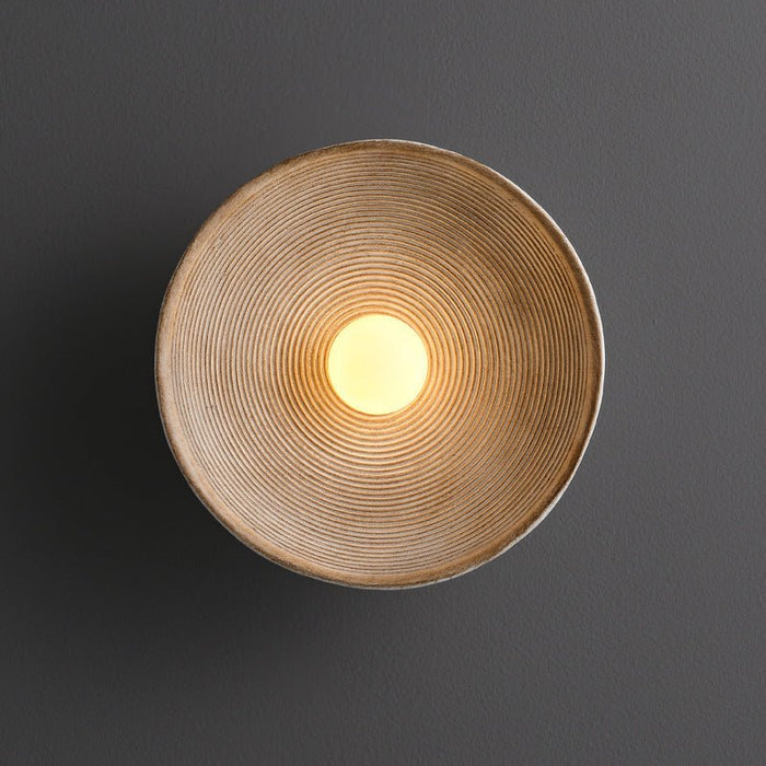 Japanese Wooden Wall Light – Minimalist Glass & Resin Sconce - Monsta Online