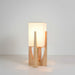 Japanese Wabi Sabi Floor Lamp – Fabric Shade & Wooden Base for Bedroom & Living Room - Monsta Online