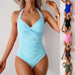 Women's Elegant Swimsuit – V - Neckline & Adjustable Straps for Beach & Pool - Monsta Online