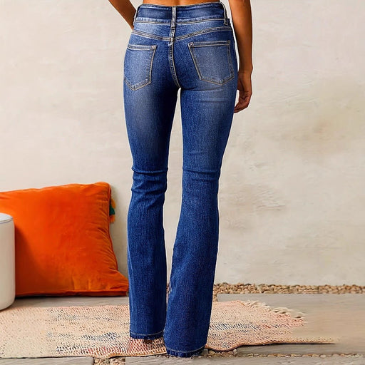 Women's High - Waisted Bootcut Jeans – Flattering Denim for Every Occasion - Monsta Online