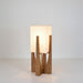 Japanese Wabi Sabi Floor Lamp – Fabric Shade & Wooden Base for Bedroom & Living Room - Monsta Online