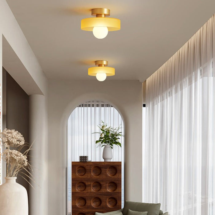 Elegant French Bauhaus Ceiling Light Fixture - Timeless Design for Modern Spaces - Monsta Online