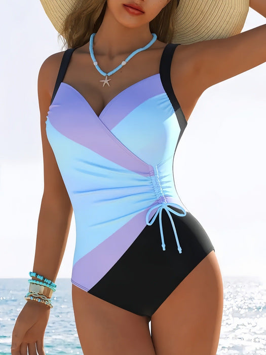 Women's Figure - Flattering Swimsuit – Adjustable Straps & Elastic Comfort Fit - Monsta Online