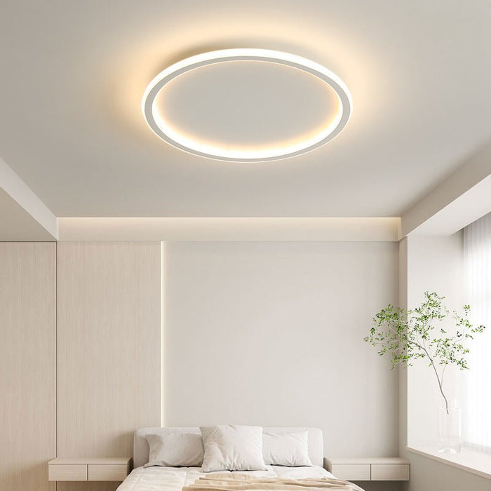 Mysaglobe Scandinavian Round LED Ceiling Light – Modern Minimalist Flush Mount for Any Room - Monsta Online