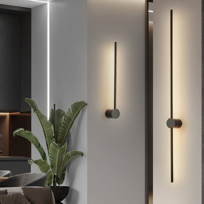 Linear Wall Light Fixture – Minimalist LED Iron & Acrylic Sconce for Dining Room, Bar & Living Room - Monsta Online
