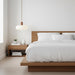Nordic Cream Pendant Light – Minimalist Scandinavian Wood & Glass Fixture - Monsta Online