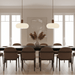 Nordic Cream Pendant Light – Minimalist Scandinavian Wood & Glass Fixture - Monsta Online