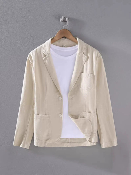 Men's Linen Blazer – Lightweight Unstructured Summer Jacket - Monsta Online