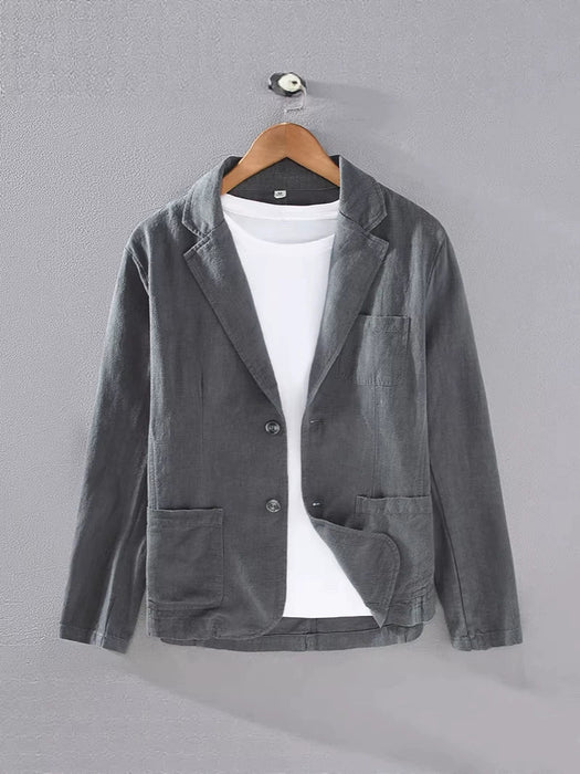 Men's Linen Blazer – Lightweight Unstructured Summer Jacket - Monsta Online