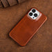 Genuine Leather iPhone Case – Oil Wax Finish, MagSafe Compatible, Full Protection - Monsta Online