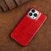 Genuine Leather iPhone Case – Oil Wax Finish, MagSafe Compatible, Full Protection - Monsta Online