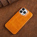 Genuine Leather iPhone Case – Oil Wax Finish, MagSafe Compatible, Full Protection - Monsta Online