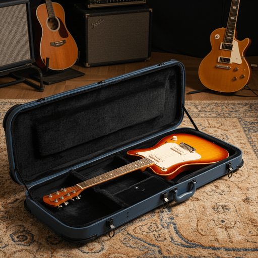 Full Size Electric Guitar Case 41 Inch with Plush Interior - Monsta Online