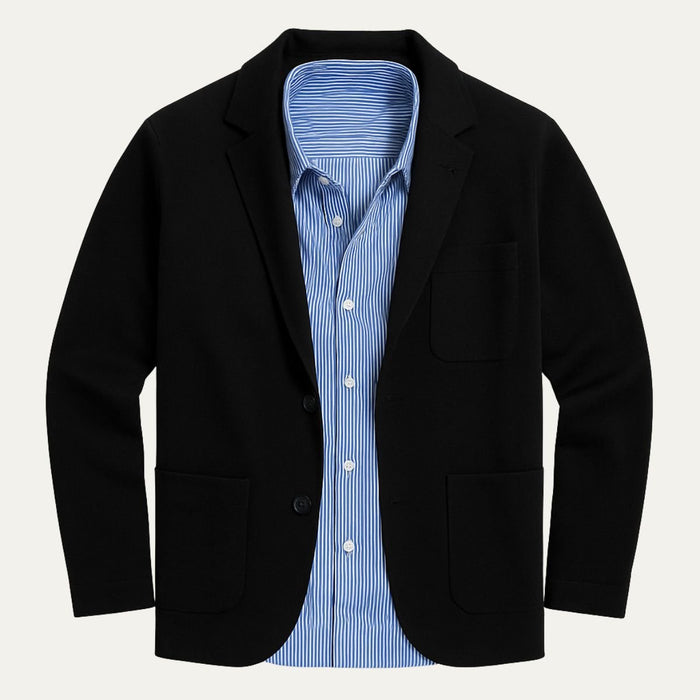 Oxford Linen Blazer – Men's Lightweight Tailored Summer Blazer - Monsta Online