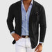 Oxford Linen Blazer – Men's Lightweight Tailored Summer Blazer - Monsta Online