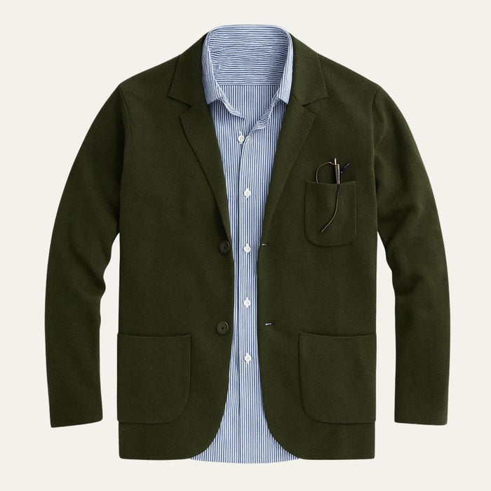 Oxford Linen Blazer – Men's Lightweight Tailored Summer Blazer - Monsta Online