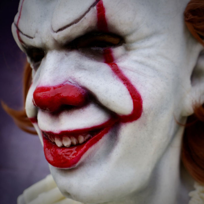 Pennywise Clown Mask - Realistic Horror Costume
