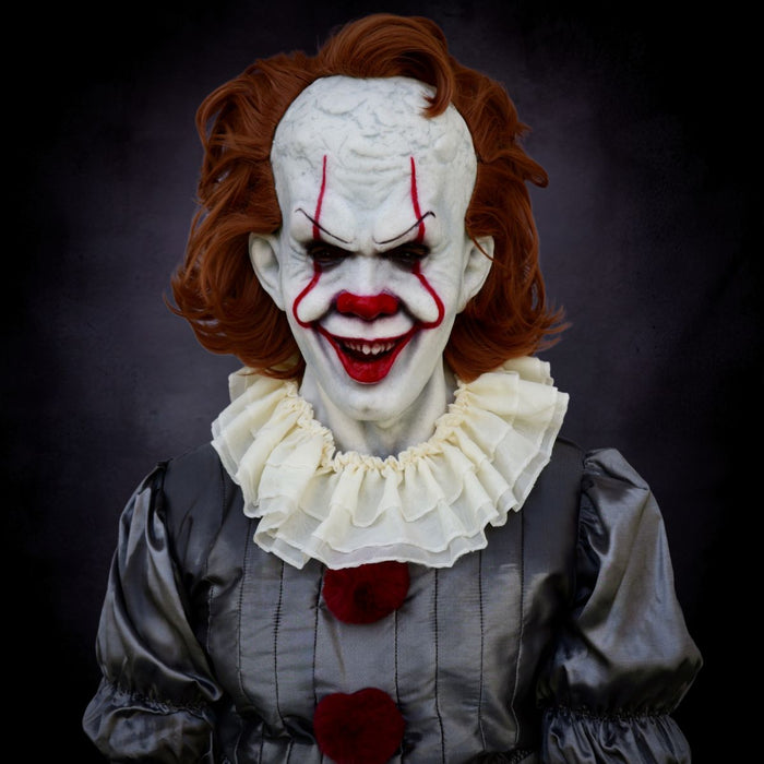 Pennywise Clown Mask - Realistic Horror Costume