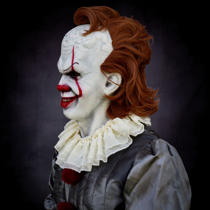 Pennywise Clown Mask - Realistic Horror Costume