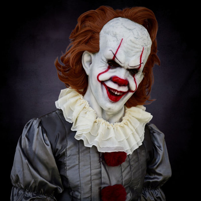 Pennywise Clown Mask - Realistic Horror Costume