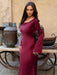 Pharia Long Sleeve Maxi Dress – Women's Elegant Flowing Maxi Dress - Monsta Online