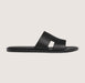 William Leather Slide Sandals – Men's Classic Cushioned Open - Toe Leather Slides - Monsta Online