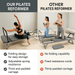 Professional Pilates Reformer Rowing Fitness Machine with Spring Resistance - Monsta Online