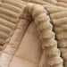 Plush Sofa Cover with Pleated Edges – Non - Slip, Machine Washable & Pet - Friendly Couch Slipcover - Monsta Online
