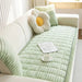 Plush Sofa Cover with Pleated Edges – Non - Slip, Machine Washable & Pet - Friendly Couch Slipcover - Monsta Online