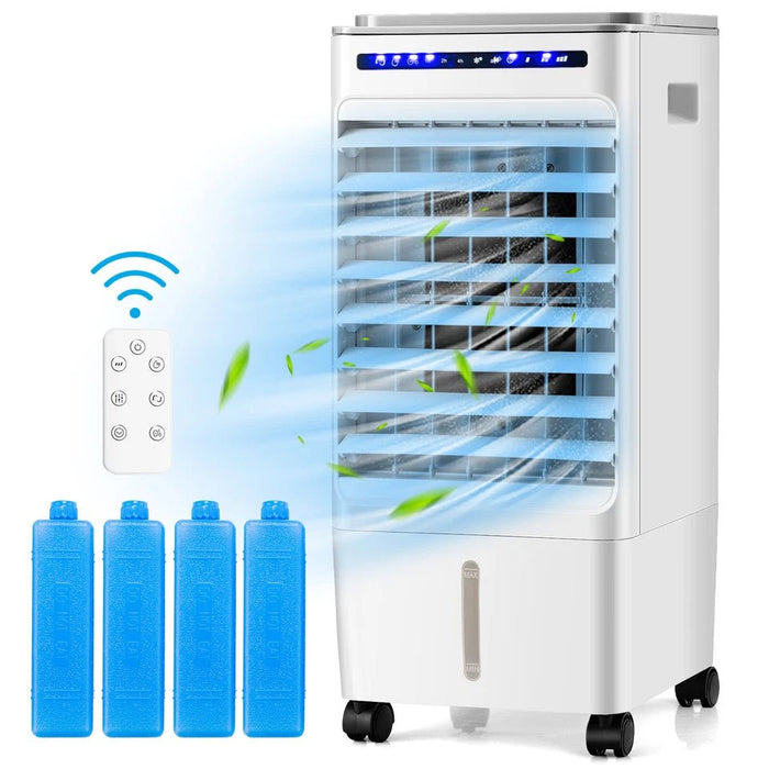 3 - IN - 1 Portable Evaporative Air Cooler with Multi - Speed Fan and Moisture Control - Monsta Online