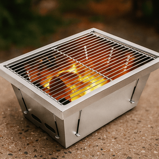 Compact Portable Charcoal BBQ Grill for Camping and Backyard Cooking - Monsta Online