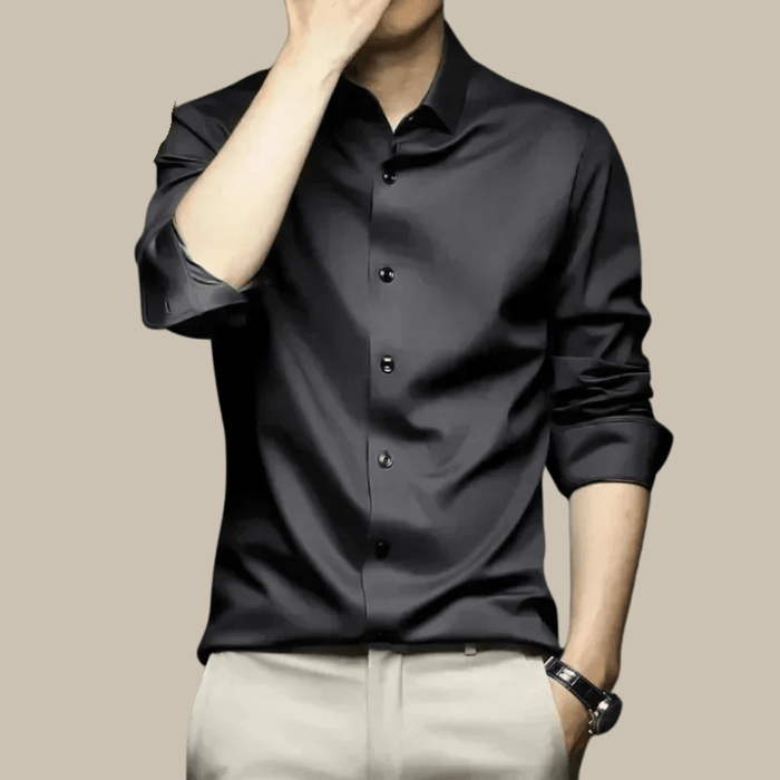 Men's Luxury Casual Silk Shirt – Breathable, Elegant & Versatile for Any Occasion - Monsta Online