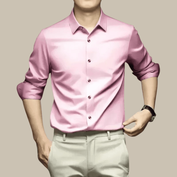 Men's Luxury Casual Silk Shirt – Breathable, Elegant & Versatile for Any Occasion - Monsta Online