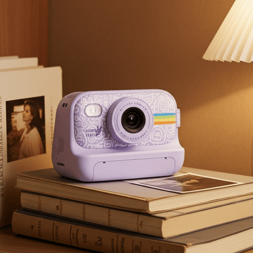 Fun Instant Camera for Kids with B&W Instant Printing and 1080P Video Recording - Monsta Online