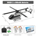 Rogue Brushless RC Helicopter with 6 - Axis Gyro & Dual Batteries - 4CH Remote Control for Kids & Beginners - Monsta Online