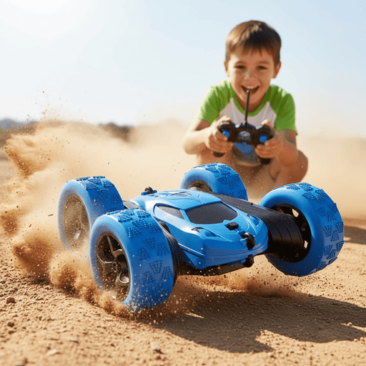 RC Stunt Car 2.4GHz Double - Sided 360° Flip | Modular Battery Off - Road Drift Car for Kids - Monsta Online