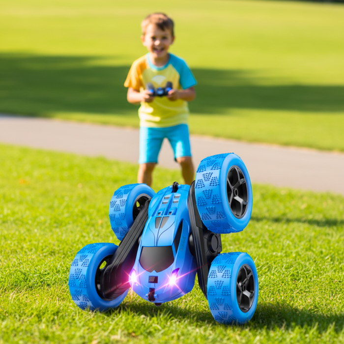 RC Stunt Car 2.4GHz Double - Sided 360° Flip | Modular Battery Off - Road Drift Car for Kids - Monsta Online