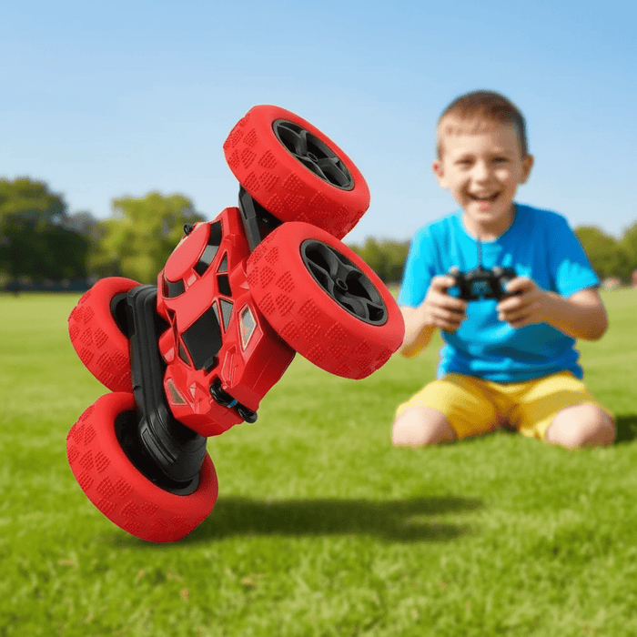 RC Stunt Car 2.4GHz Double - Sided 360° Flip | Modular Battery Off - Road Drift Car for Kids - Monsta Online