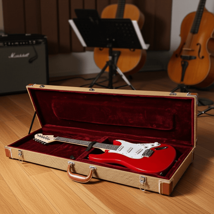 Protective Guitar Hard Case for 39" Electric Guitars Travel Ready - Monsta Online