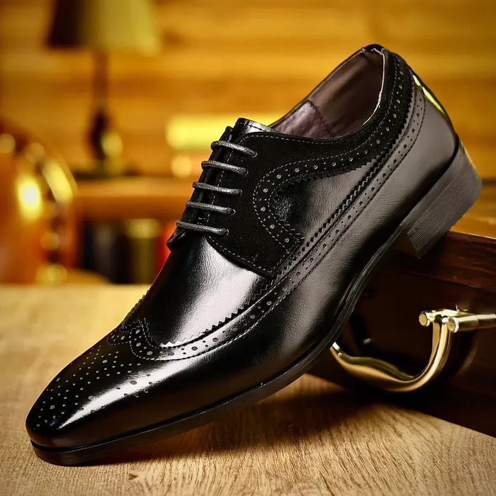 Regent Leather Dress Shoes – Men's Premium Polished Formal Dress Shoes - Monsta Online