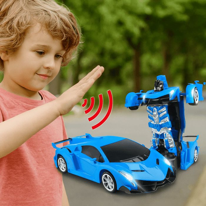 Transforming Remote Control Robot Car Toy – 2 - in - 1 Gesture Control RC Car for Kids Ages 6+ - Monsta Online